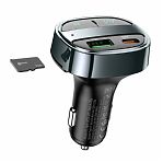 FM-трансмиттер Hoco E70 PD30W+QC3.0, E70, Bluetooth, QC3.0, PD 30 Вт, черный