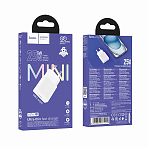 Блок зарядный Hoco N74W, USB Type-C, 25 Вт, 3А, 1 порт, белый