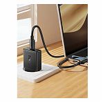 Блок зарядный Hoco N74B, USB Type-C, 25 Вт, 3А, 1 порт, черный