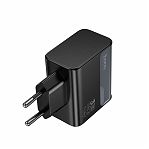 Блок зарядный Hoco CS74A PD45W+QC3.0, 5-12В, 3 А, Type-C + USB, черный