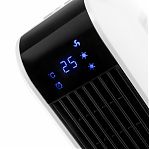 Тепловентилятор керамический Brayer 4802BR напольный 2000 Вт, белый с черным