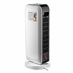 Тепловентилятор керамический Brayer 4802BR напольный 2000 Вт, белый с черным