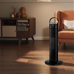 Тепловентилятор керамический Brayer BR4896 напольный, 2000 Вт, черный