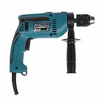Дрель ударная Makita HP1641FK, реверс, 680 Вт, 44800 уд/мин, 2800 об/мин, регулировка скорости и частоты ударов