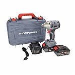 Гайковерт аккумуляторный Profipower MKDTW-18B, 18 В, 330 Нм, 2 акк. х 4.0Ah+з.у.