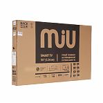 Телевизор LED 50" MIU 50SLT101SV, 4K UltraHD Smart, Салют ТВ, черный