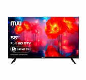 Телевизор MIU U55SLT101SV 55", Салют ТВ, Smart TV, 4K UltraHD, черный