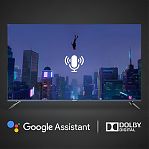 Телевизор LED 43" Premier 43PRM840USV, 4K UltraHD Smart, Android TV, черный