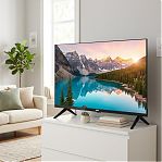 Телевизор LED 24" BBK 24LEX-7218/TS2C, HD, Smart TV, голосовое управление, черный