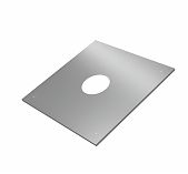 Экран защитный для печей и каминов Ferrum 500x500 мм, сталь 0.5 мм, d 210 мм
