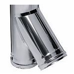 Тройник для дымоходов Ferrum d 160x250 мм, угол 135 гр.,  сталь 0.5 мм, сэндвич-конструкция