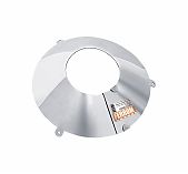 Фланец Ferrum декоративный для скрытия неровностей, нержавеющая сталь, d 200х210 мм