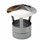 Зонт-Д для дымохода Ferrum d 110 мм, нержавеющая сталь 0.5 мм