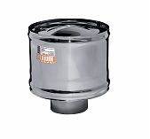 Зонт-Д для дымохода Ferrum GS/FH d 150 мм, с ветрозащитой, сталь 0.5 мм