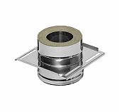 Площадка монтажная  для дымохода Ferrum К f3202, 110х200 мм, сэндвич-конструкция, сталь 2 мм