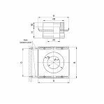 Площадка монтажная для дымохода Ferrum К f3203, d 115х200 мм,  нержавеющая сталь 2 мм