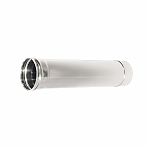 Труба для дымохода d 150 мм, нержавеющая сталь 0.5 мм, длина 500 мм