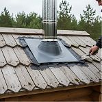 Мастер Флеш угловой, силикон, графит RAL 7024, 180-300 мм, для герметизации кровли