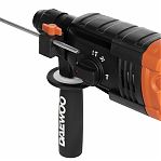 Перфоратор Daewoo DAH 820, щеточный двигатель, патрон SDS-plus, 4 режима, 820 Вт