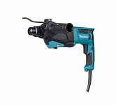 Перфоратор сетевой Makita HR2670 щеточный двигатель, хвостовик  SDS-Plus, 800 Вт