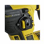 Перфоратор аккумуляторный Hanskonner HRH1827BLC, 18В, 2.8 Дж, 4 Ah, аккумулятор и зарядное устройство в комплекте