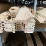 Плинтус напольный Евро, гладкий прямой 10х60х3000 мм, хвойные породы, дерево