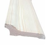 Плинтус напольный Евро, гладкий прямой 10х60х3000 мм, хвойные породы, дерево