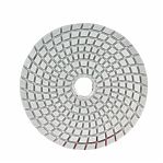 Круг алмазный гибкий Росомаха 150400,  d 100 мм, мокрая шлифовка, по камню, мрамору, Р 400, для УШМ