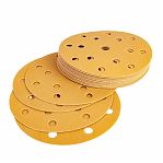 Диск шлифовальный Abraforce 90361, d 150 мм, зерно 100, для дерева, металла, в упаковке 5 штук