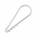 Дюбель-хомут ДХ 19-25 нейлон белый Fortisflex 57551 (100 шт)