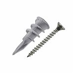 Дюбель для гипсокартона Driva Жесть УТ-00006120 полипропилен с шурупом 14х23 мм, упаковка 10 штук