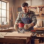 Фрезер Wortex MM 5513 E 1335913 вертикальный, регулировка оборотов, цанга 8 мм, 1300 Вт