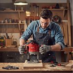 Фрезер Wortex MM 5513 E 1335913 вертикальный, регулировка оборотов, цанга 8 мм, 1300 Вт