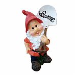 Фигура садовая декоративная Гном с лопатой FG-12358, полистоун, 72 см