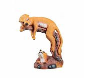 Фигура садовая Сурикат на ветке FG-12202, высота 340 мм, напольная, полистоун
