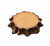 Крышка на люк Пень лесной FG-12235, полистоун, средняя, коричневая