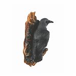 Фигура садовая Ворона на суку FG-13162, высота 300 мм, навесная, полистоун