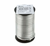 Припой Курс ПОС 61 60590, с канифолью, проволока диаметр 2 мм, на катушке, 100 гр.