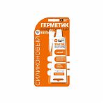 Герметик силиконовый MasterTeks Profimaster 279687, универсальный, белый, 80 мл