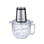 Измельчитель Willmark WMC-7292 600 Вт, стеклянная чаша 3 л, 2 режима, двойное лезвие из нержавеющей стали, 2001824