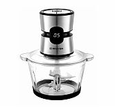 Измельчитель Brayer BR1409 800 Вт, стеклянная чаша 2 л, LED дисплей, 4 лезвия из нержавеющей стали