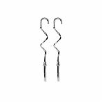 Миксер Willmark M-5310 2004059, 200 Вт, 7 скоростей, 4 насадки, цвет белый с серым