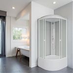 Душевая кабина Niagara Promo P90/40MT, 900х900х2150 мм, высокий поддон, 4 места, белая