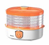 Сушилка для овощей и фруктов Blackton Bt FD1110, 5 поддонов, 240 Вт, оранжевый