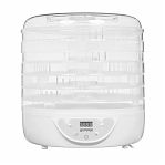 Сушилка для овощей и фруктов Gorenje FDK24DW, 5 поддонов, 380 Вт, белый