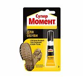 Клей обувной Henkel  Момент Супер 27323, Гель, специальный, секундный, однокомпонентный, 3 г