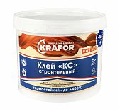 Клей Krafor KC, строительный термостойкий, для линолеума и ковровых покрытий, 9 кг