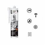 Клей монтажный Kim Tec 92, 03-01-92, для декора, тиксотропный, влагостойкий, белый, 280 мл