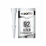 Клей монтажный Kim Tec 92, 03-01-92, для декора, тиксотропный, влагостойкий, белый, 280 мл
