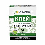 Клей Лакра для всех видов обоев, универсальный, прозрачный, 300 г